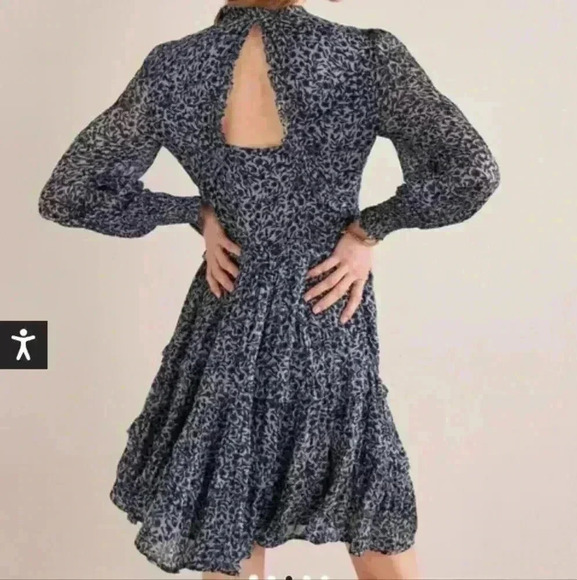 Boden Ruffle Open Back Mini Dress - Picture 3 of 7